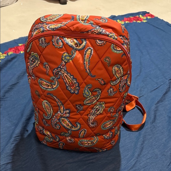 Vera Bradley Orange Quilted Bag - Picture 10 of 12